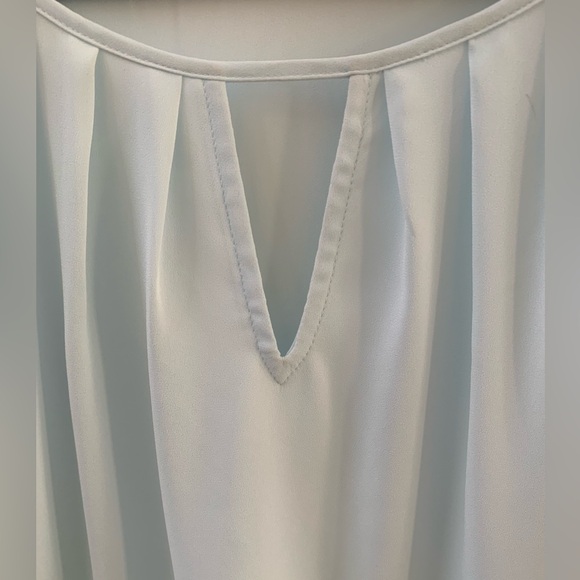 SZ L Express Light Blue Long Sleeve Blouse - Picture 4 of 6